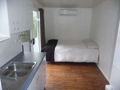 Mobile Cabin Hire Queen Bed Cairns