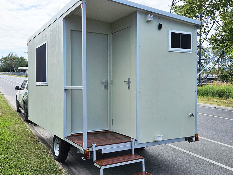 Mobile Room with separate toilet for Work Sites