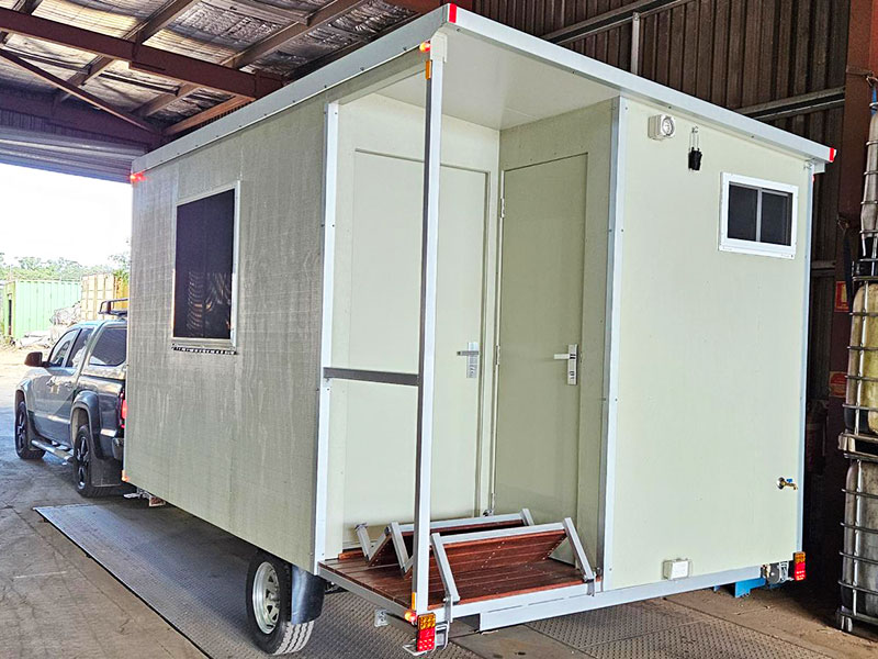 Mobile Room with separate toilet for Work Sites